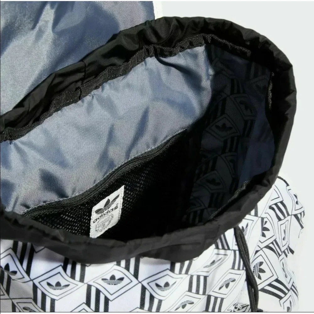 Adidas Women's Originals Utility Mini Backpack Girls Monogram Bags White LP6173 - Picture 7 of 15